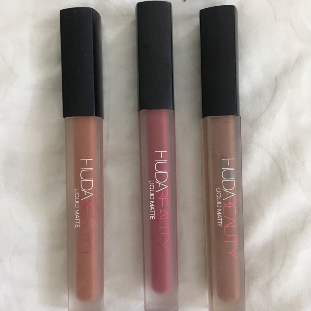 Huda beauty liquid lipsticks
